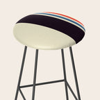 Classic Minimal Racing Car Retro Stripes - Furaribi Stool Gallery Image 2