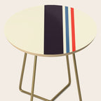 Classic Minimal Racing Car Retro Stripes - Furaribi Side Table Gallery Image 2