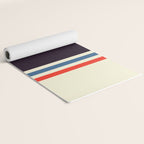Classic Minimal Racing Car Retro Stripes - Furaribi Yoga Mat Gallery Image 2