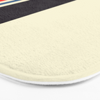 Classic Minimal Racing Car Retro Stripes - Furaribi Bath Mat Gallery Image 3