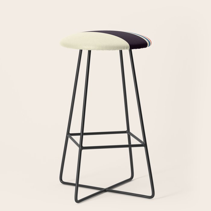 Classic Minimal Racing Car Retro Stripes - Furaribi Stool Gallery Image 1