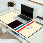 Classic Minimal Racing Car Retro Stripes - Furaribi Desk Mat Gallery Image 2