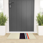 Classic Minimal Racing Car Retro Stripes - Furaribi Welcome Mat Gallery Image 3