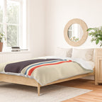 Classic Minimal Racing Car Retro Stripes - Furaribi Duvet Cover Gallery Image 2
