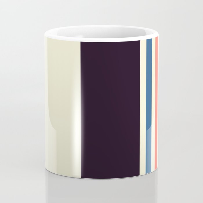 Classic Minimal Racing Car Retro Stripes - Furaribi Coffee Mug Gallery Image 4