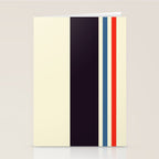 Classic Minimal Racing Car Retro Stripes - Furaribi Stationery Card Gallery Image 2