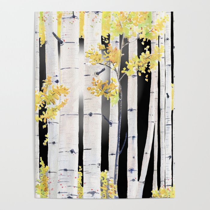 Birch Tree Poster Gallery Image 4
