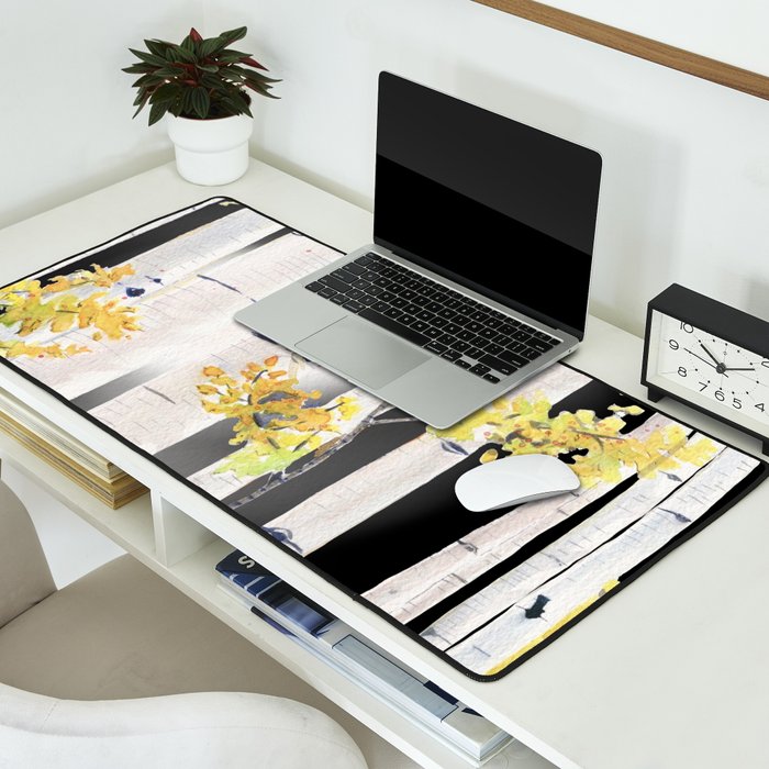 Birch Tree Desk Mat Gallery Image 2