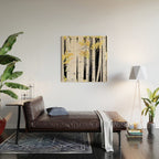 Birch Tree Wood Wall Art Gallery Image 2