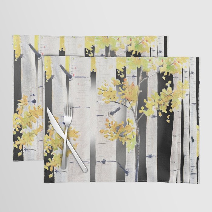Birch Tree Placemat Gallery Image 1
