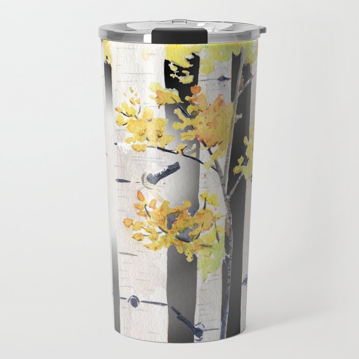 Birch Tree Travel Mug Gallery Image 1