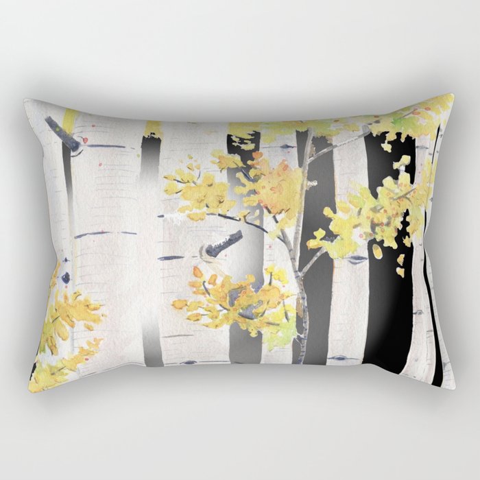 Birch Tree Rectangular Pillow Gallery Image 2