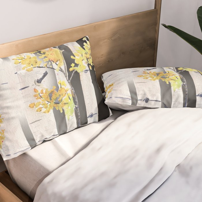 Birch Tree Pillow Sham Gallery Image 2