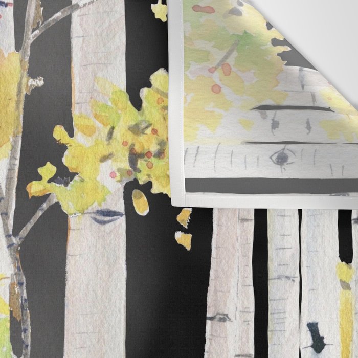 Birch Tree Wall Tapestry Gallery Image 3