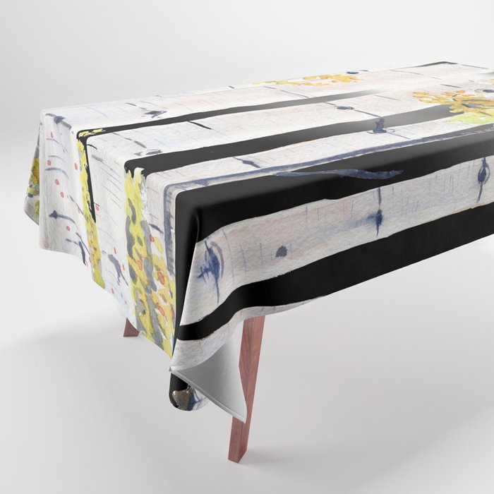 Birch Tree Tablecloth Gallery Image 1