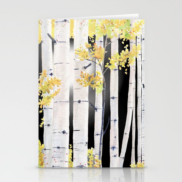 Birch Tree Stationery Card Gallery Image 2