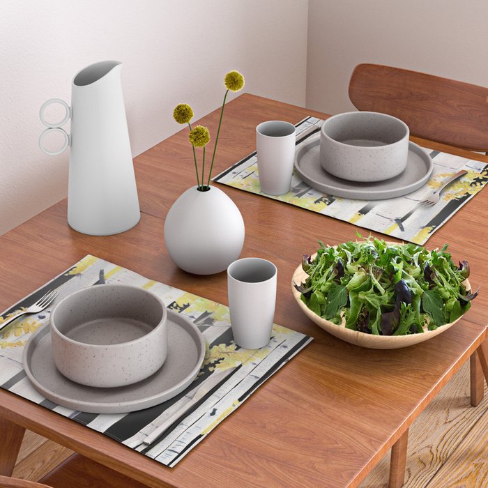 Birch Tree Placemat Gallery Image 2