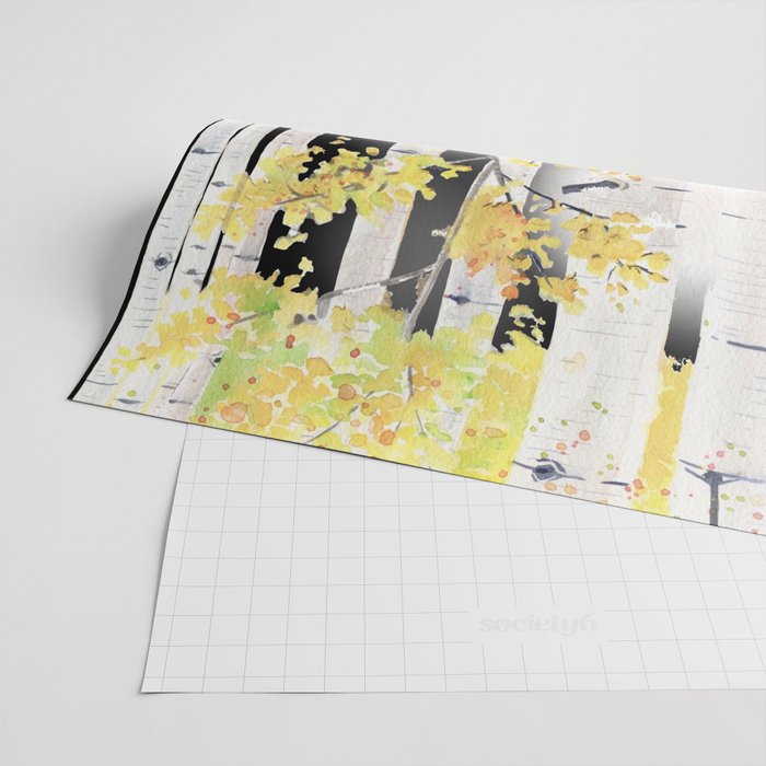 Birch Tree Wrapping Paper Gallery Image 2