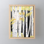 Birch Tree Mini Art Print Gallery Image 1