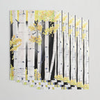 Birch Tree Wrapping Paper Gallery Image 3