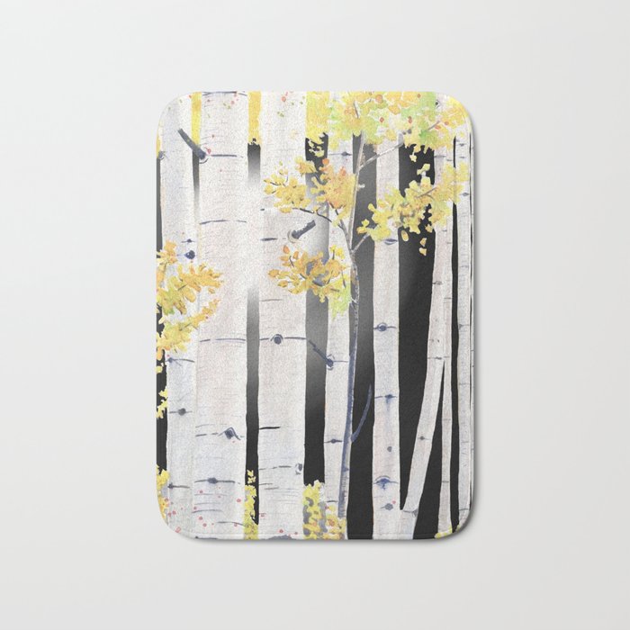Birch Tree Bath Mat Gallery Image 1
