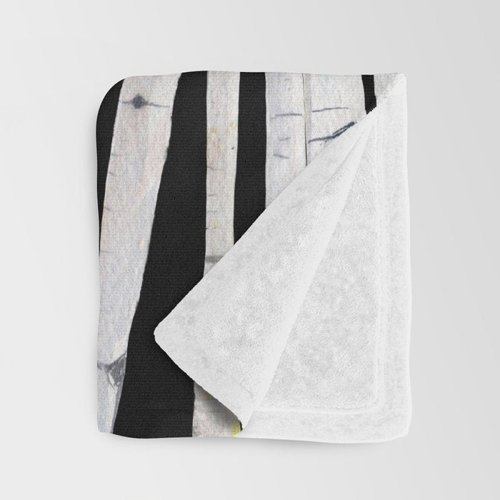 Birch Tree Throw Blanket Gallery Image 3