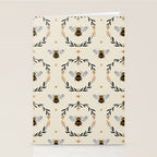 Ode to the Bumblebee (in cream) Stationery Card Gallery Image 2