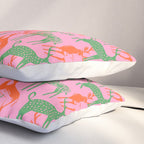 Vintage christmas deer animal art pattern Pillow Sham Gallery Image 3