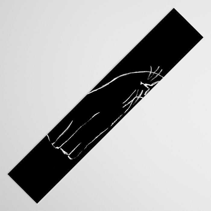 Curious cat impression Table Runner Gallery Image 3