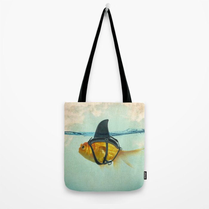 Brilliant DISGUISE - Goldfish with a Shark Fin Tote Bag Gallery Image 2