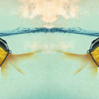 Brilliant DISGUISE - Goldfish with a Shark Fin Coffee Mug Gallery Image 2
