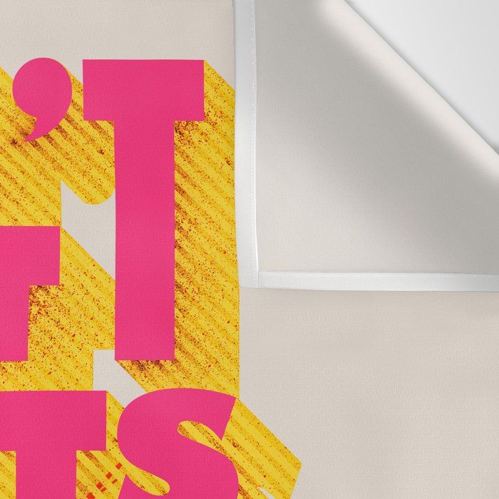 Don't let idiots ruin your day - typography Wall Tapestry Gallery Image 3