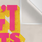 Don't let idiots ruin your day - typography Wall Tapestry Gallery Image 3