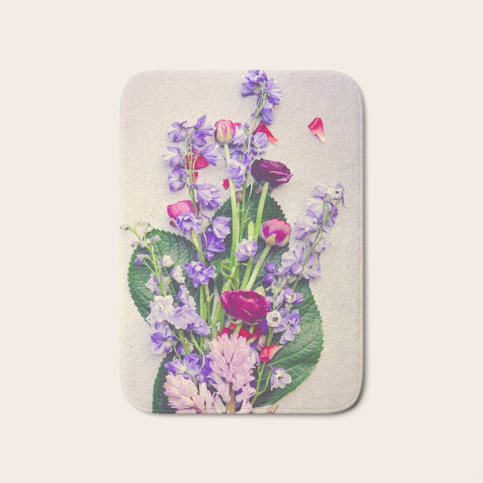 Summer Flowers Bath Mat Gallery Image 1
