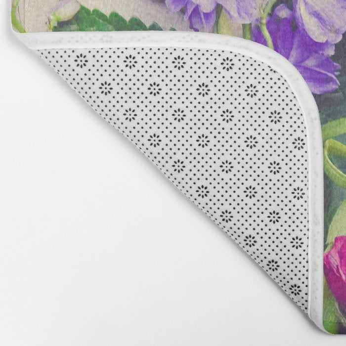 Summer Flowers Bath Mat Gallery Image 2