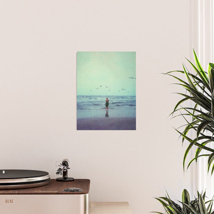 Woman on the Beach Poster Gallery Image 2