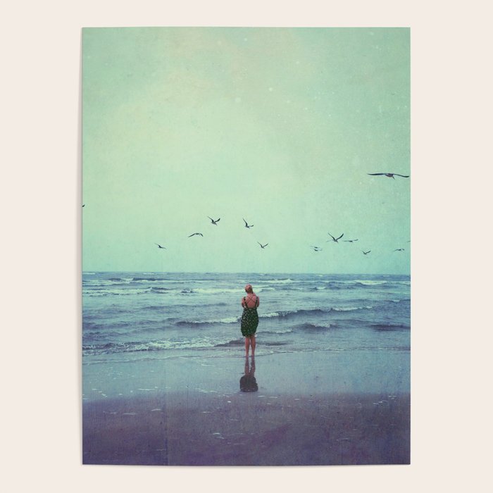 Woman on the Beach Poster Gallery Image 4