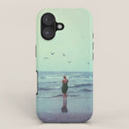 Woman on the Beach iPhone Case Gallery Image 1