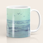 Woman on the Beach Coffee Mug Gallery Image 1