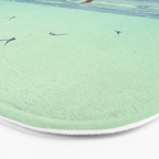 Woman on the Beach Bath Mat Gallery Image 3