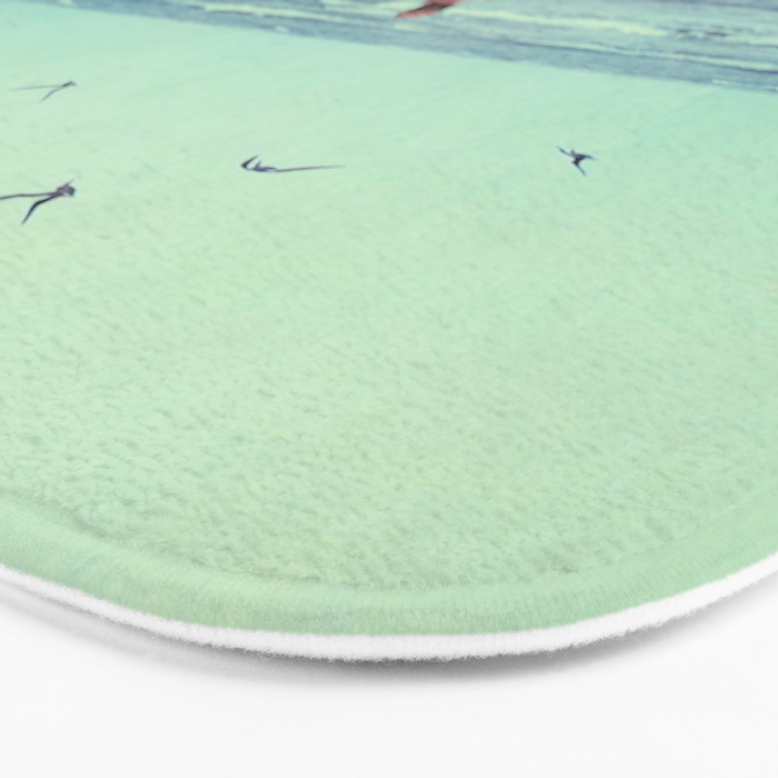 Woman on the Beach Bath Mat Gallery Image 3