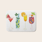Summer Cocktails Bath Mat Gallery Image 1