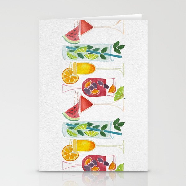 Summer Cocktails Stationery Card Gallery Image 2