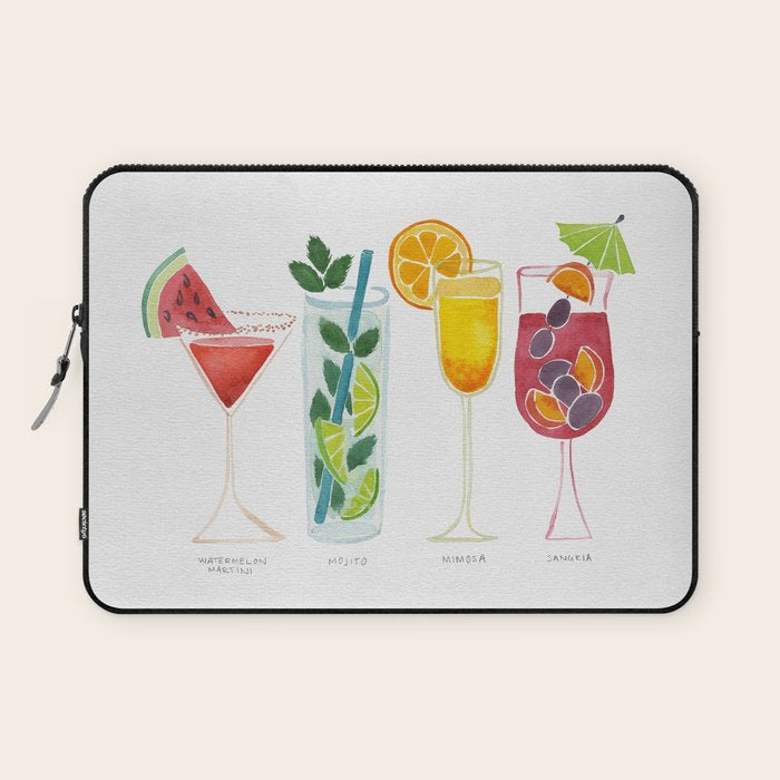 Summer Cocktails Laptop Sleeve Gallery Image 1