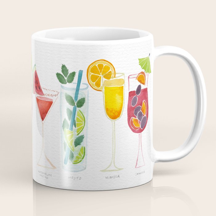 Summer Cocktails Coffee Mug Gallery Image 1