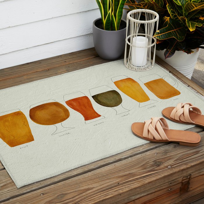 Beer Outdoor Rug Gallery Image 2