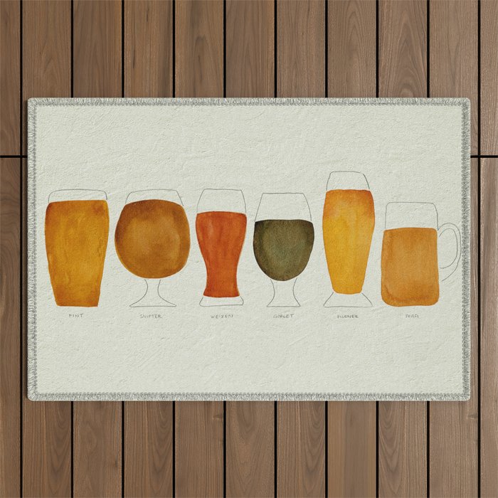 Beer Outdoor Rug Gallery Image 1