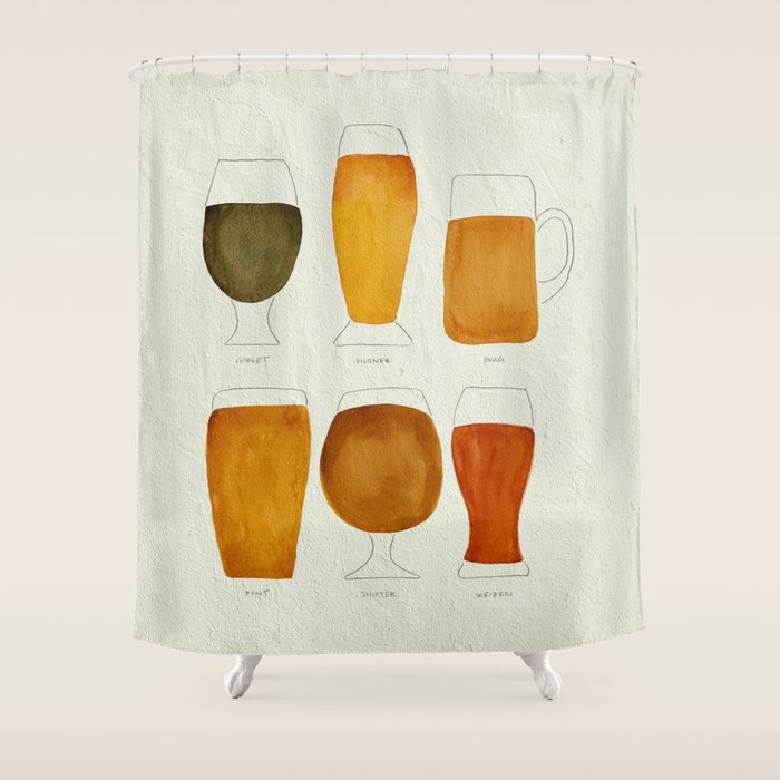 Beer Shower Curtain Gallery Image 1