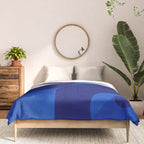 mid century blue Comforter Gallery Image 3