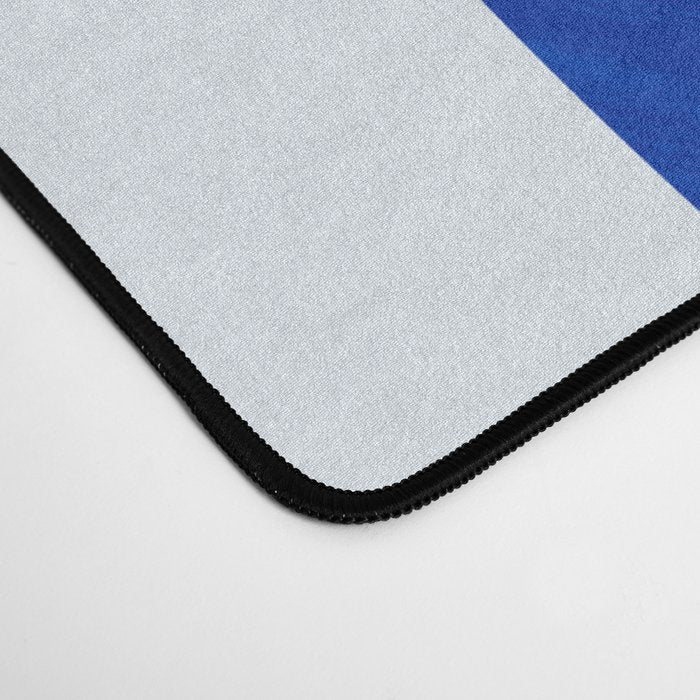 mid century blue Desk Mat Gallery Image 4